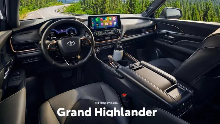 2024 toyota grand highlander interior image